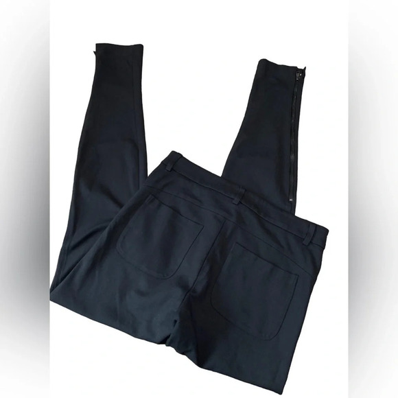 WOMENS VINCE CHARCOAL GRAY LEGGING SKINNY PANTS W/ANKLE ZIP SIZE 6 - Picture 2 of 4